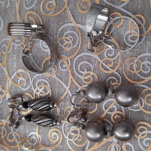 Vintage/Retro clip on and screw back earrings